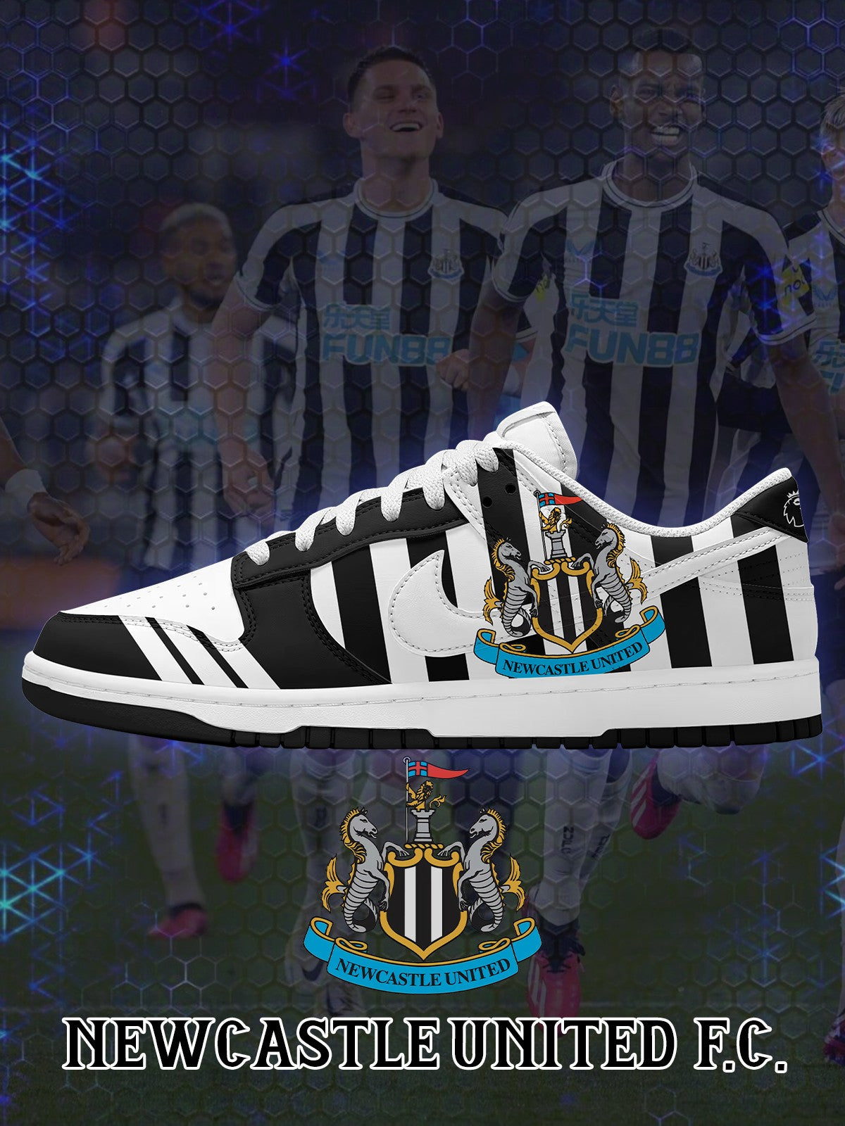 Newcastle V.1 Custom Court-Low Sneakers