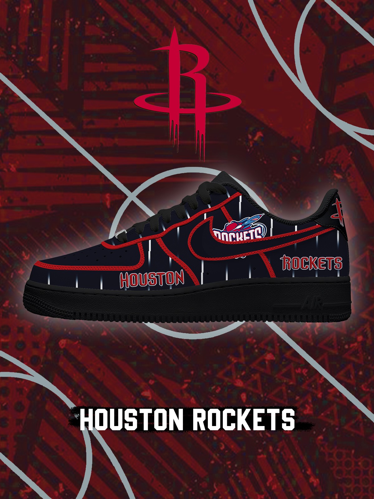 Houston Basketball V.4 Custom Sneakers