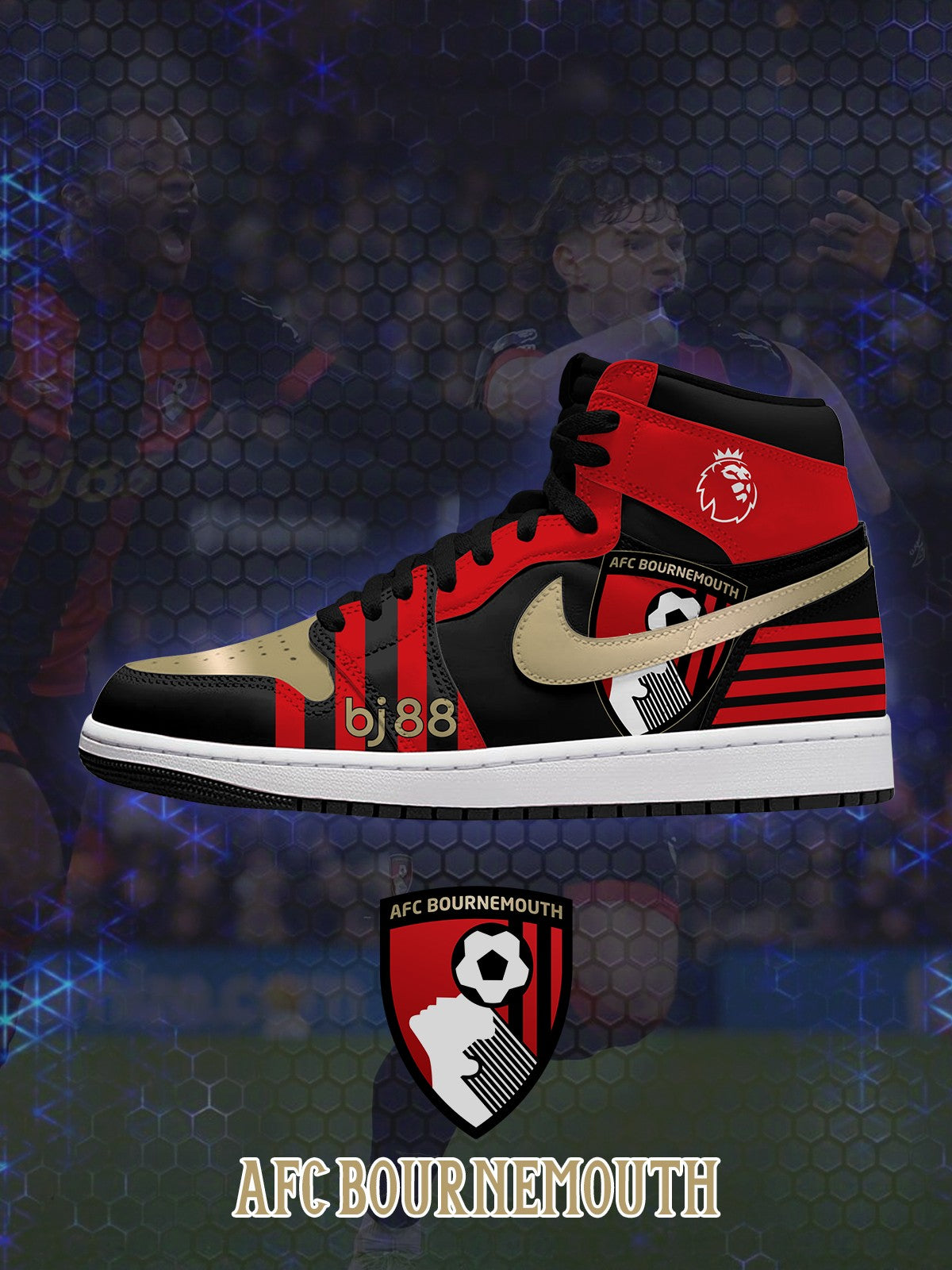 Bournemouth V.1 Custom High-Top Sneakers