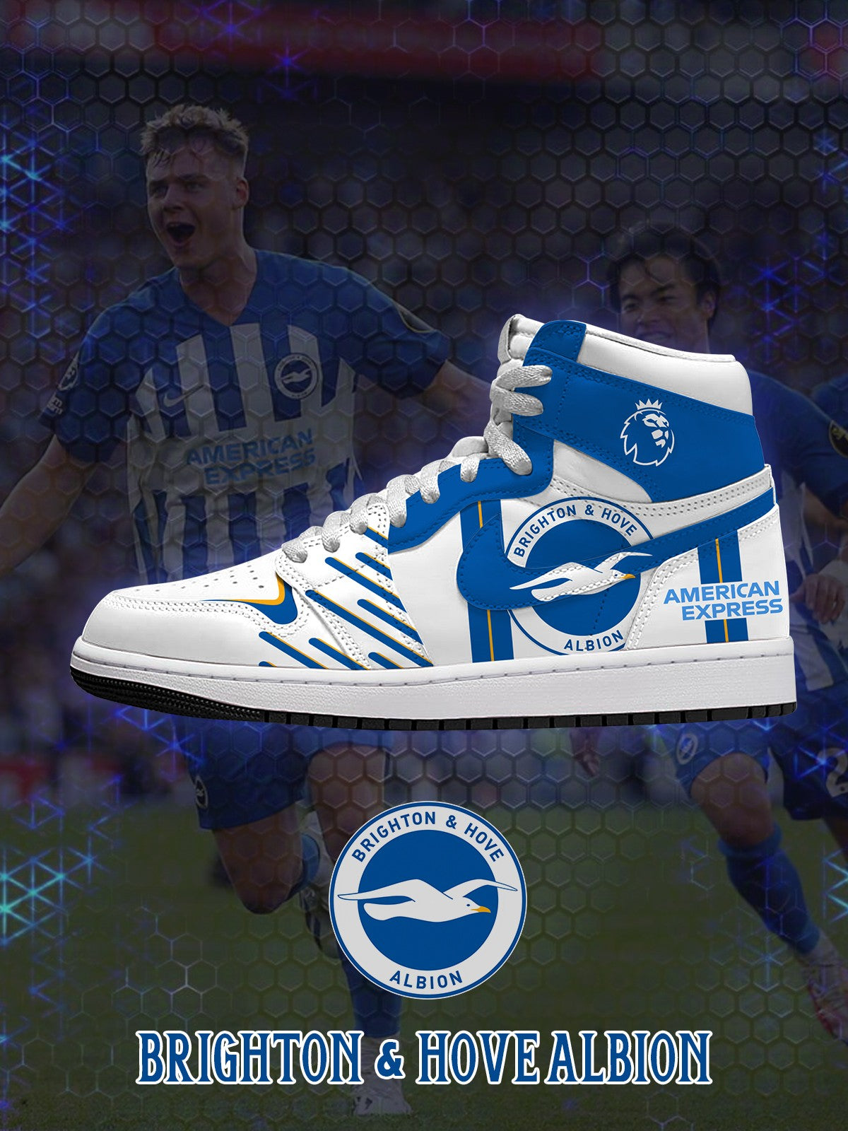 Brighton V.1 Custom High-Top Sneakers
