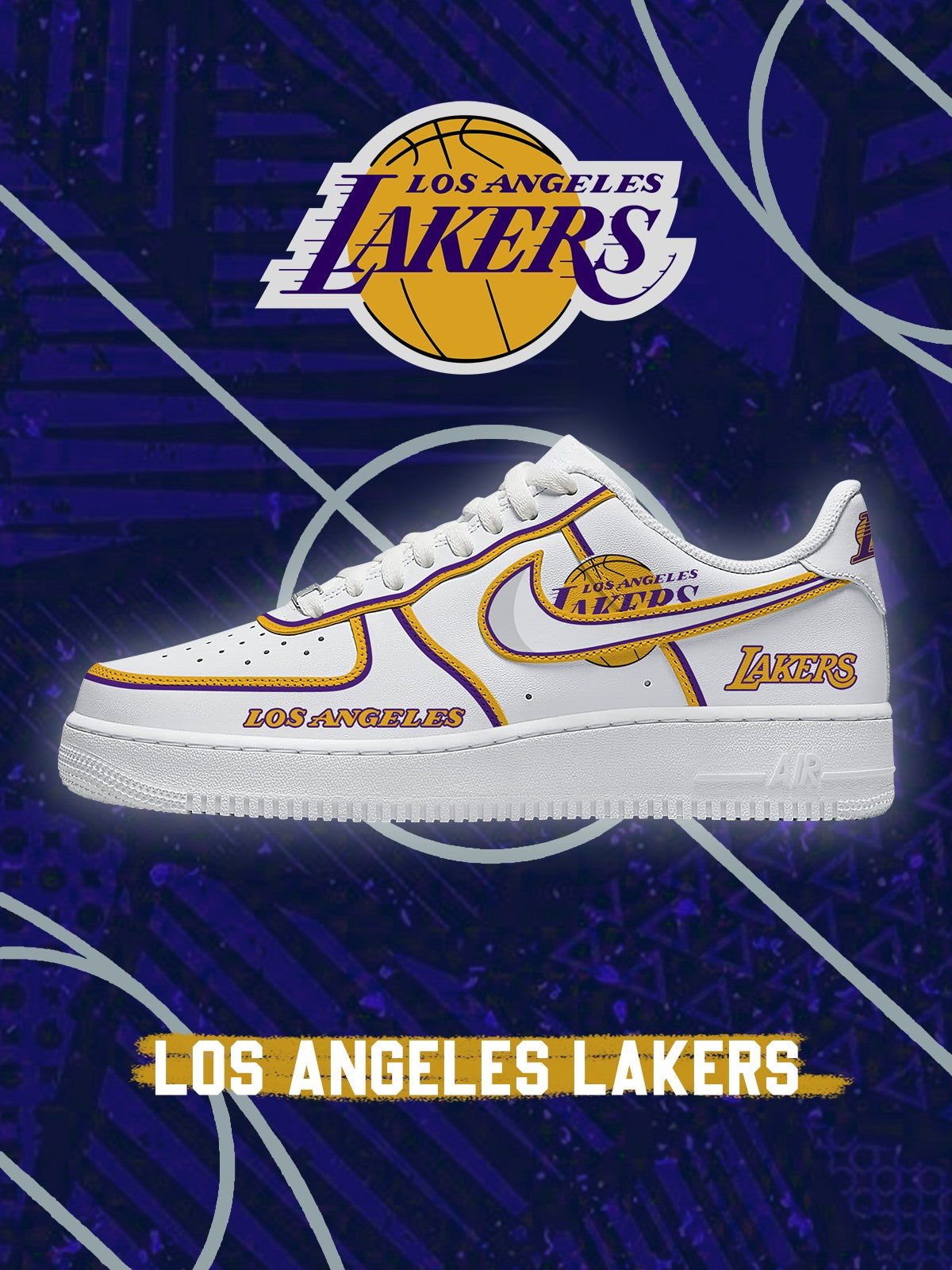 Los Angeles Basketball V.4 Custom Sneakers