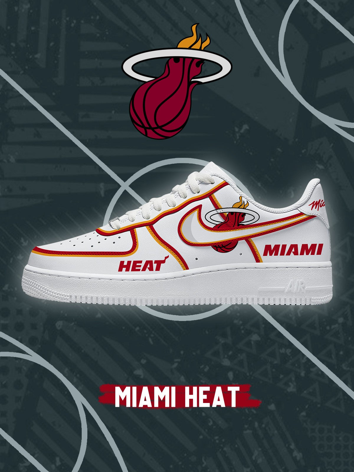 Miami Basketball V.3 Custom Sneakers
