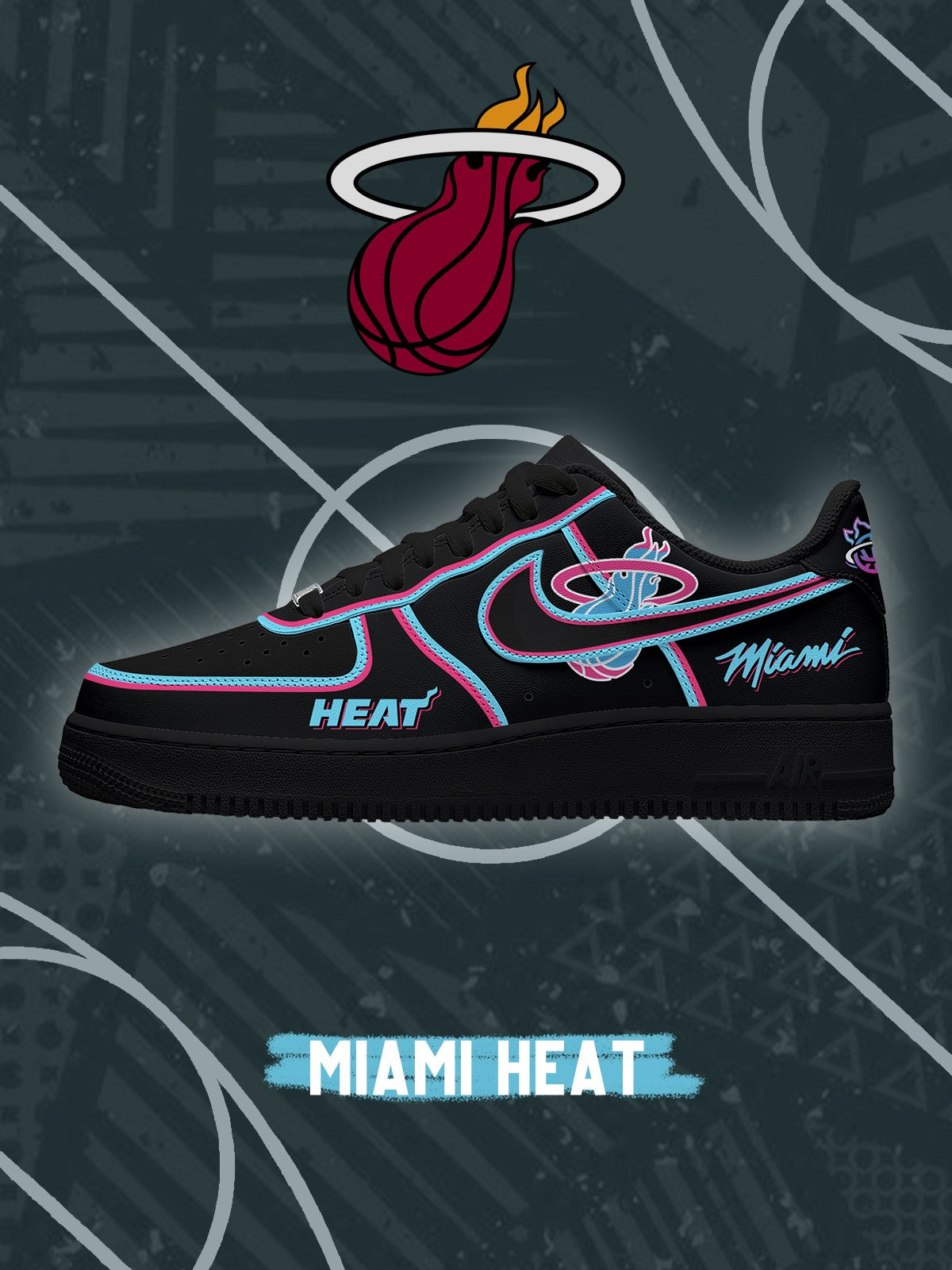 Miami Basketball V.4 Custom Sneakers