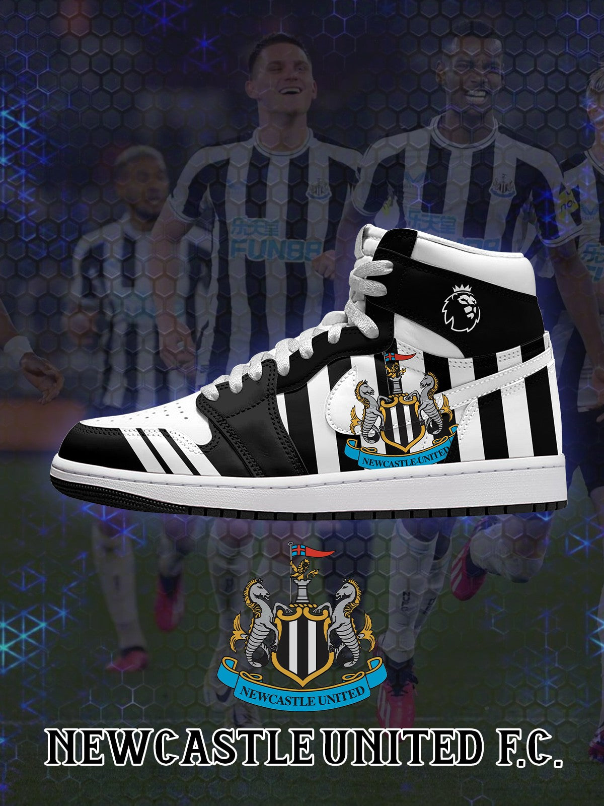 Newcastle V.1 Custom High-Top Sneakers