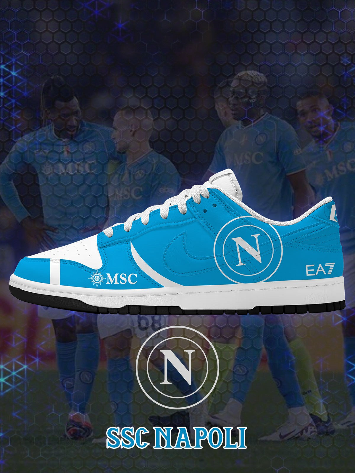 Napoli V.1 Custom Court-Low Sneakers
