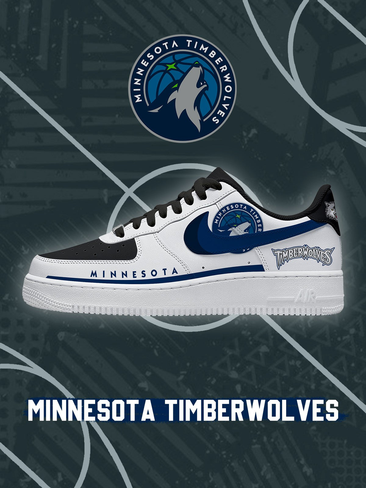 Minnesota Basketball V.2 Custom Sneakers