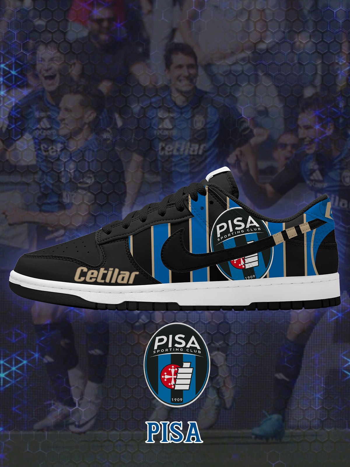 Pisa V.1 Custom Court-Low Sneakers