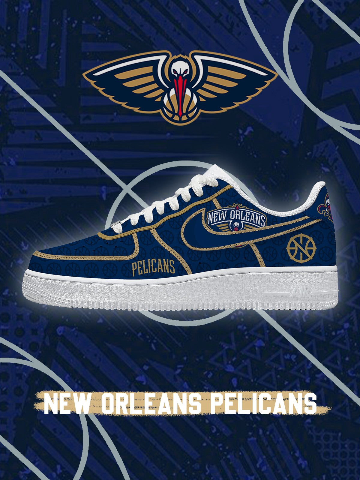 New Orleans Basketball V.3 Custom Sneakers