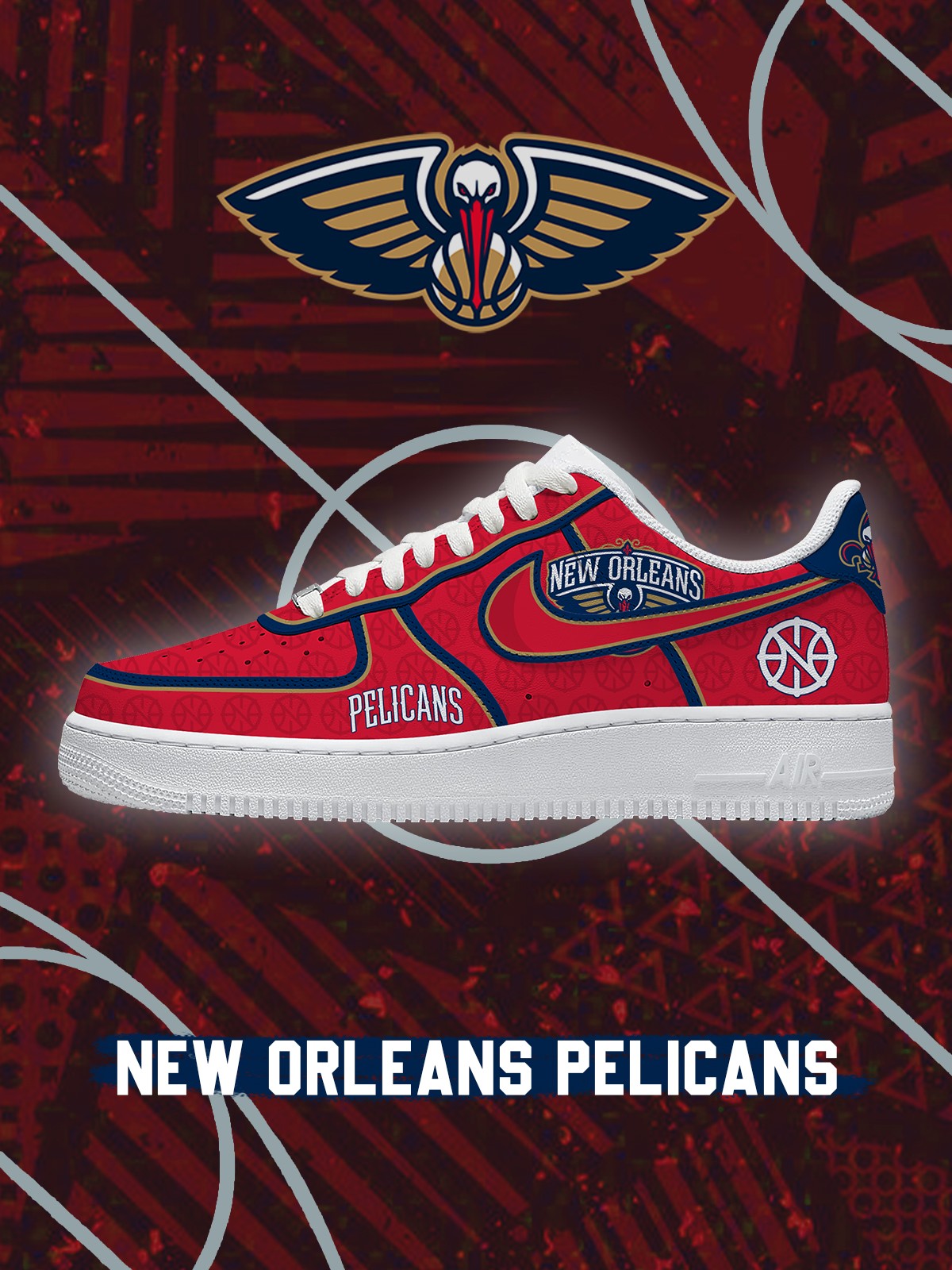 New Orleans Basketball V.4 Custom Sneakers