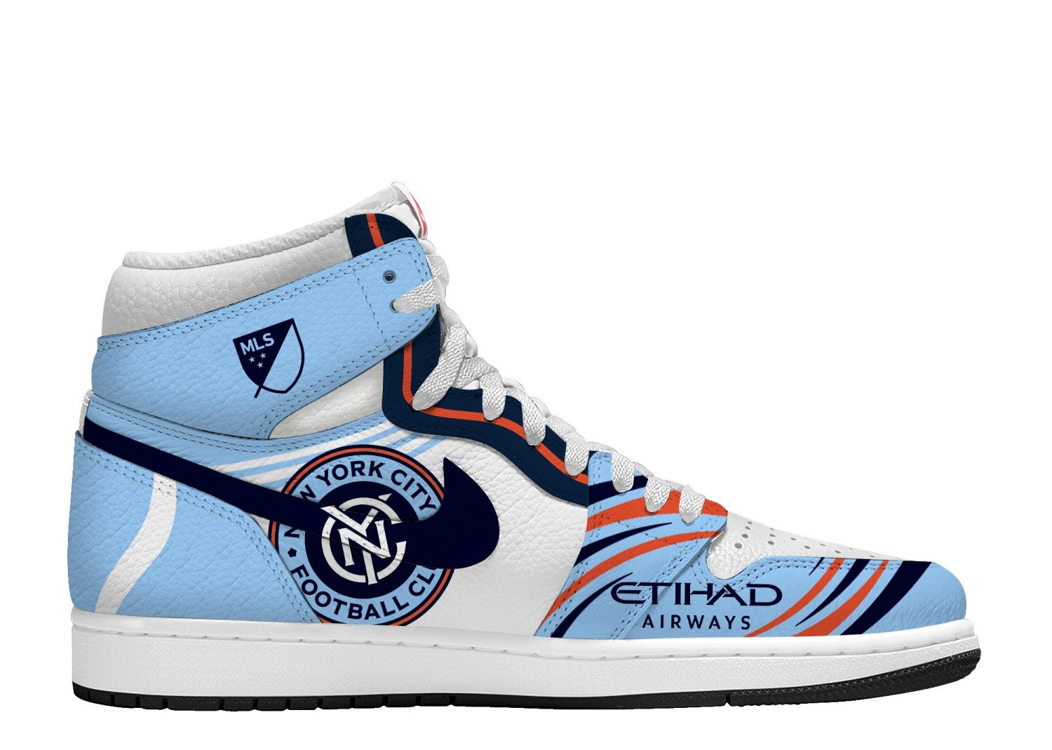 New York City V.1 Custom TS High Sneakers