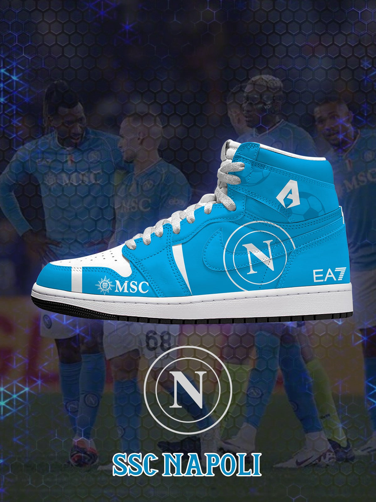Napoli V.1 Custom High-Top Sneakers