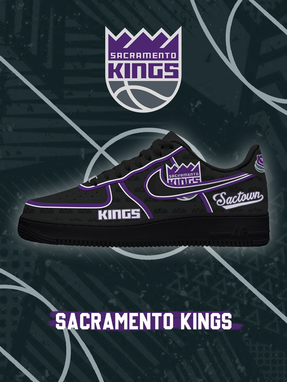 Sacramento Basketball V.4 Custom Sneakers