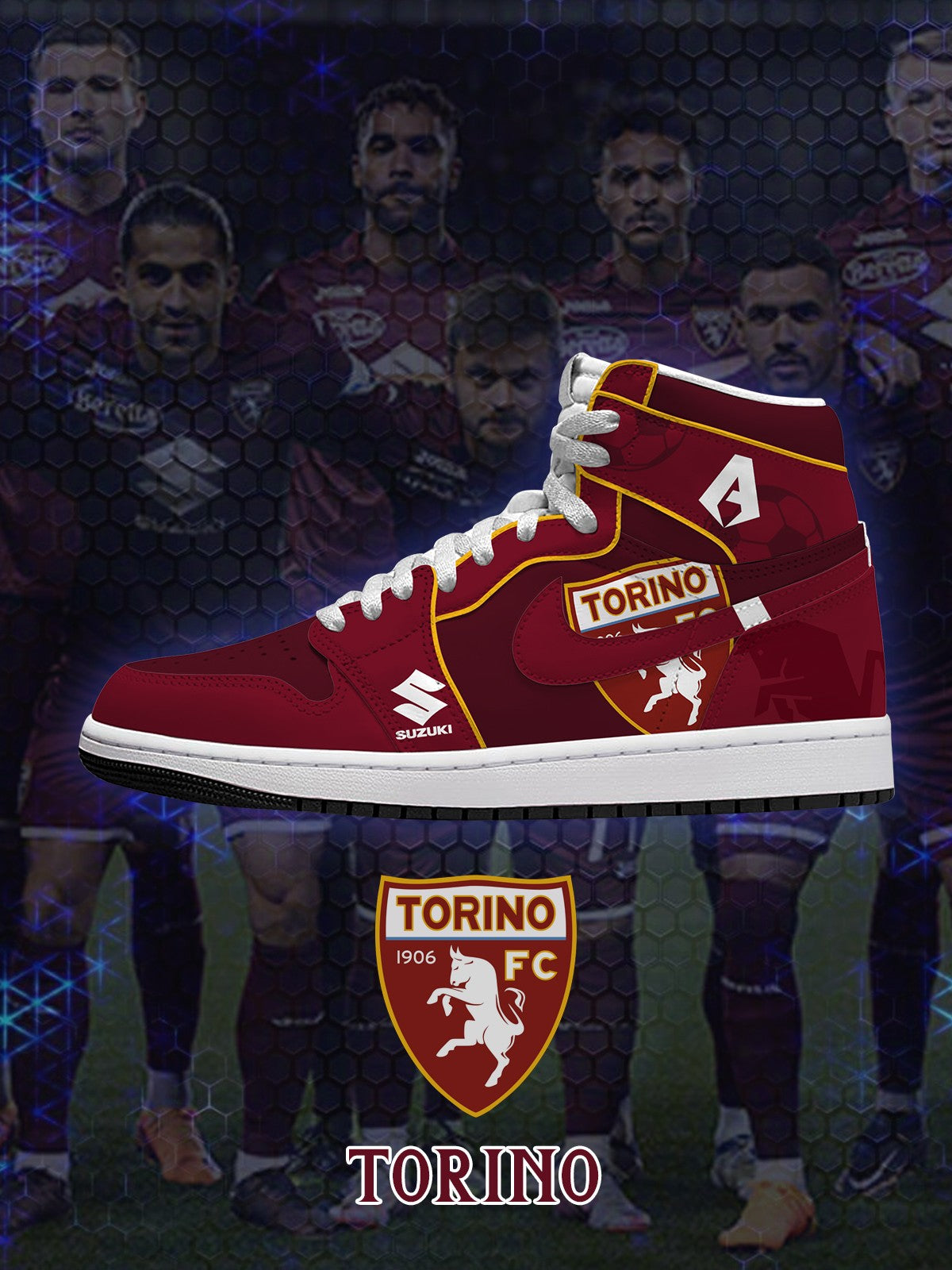 Torino V.1 Custom High-Top Sneakers