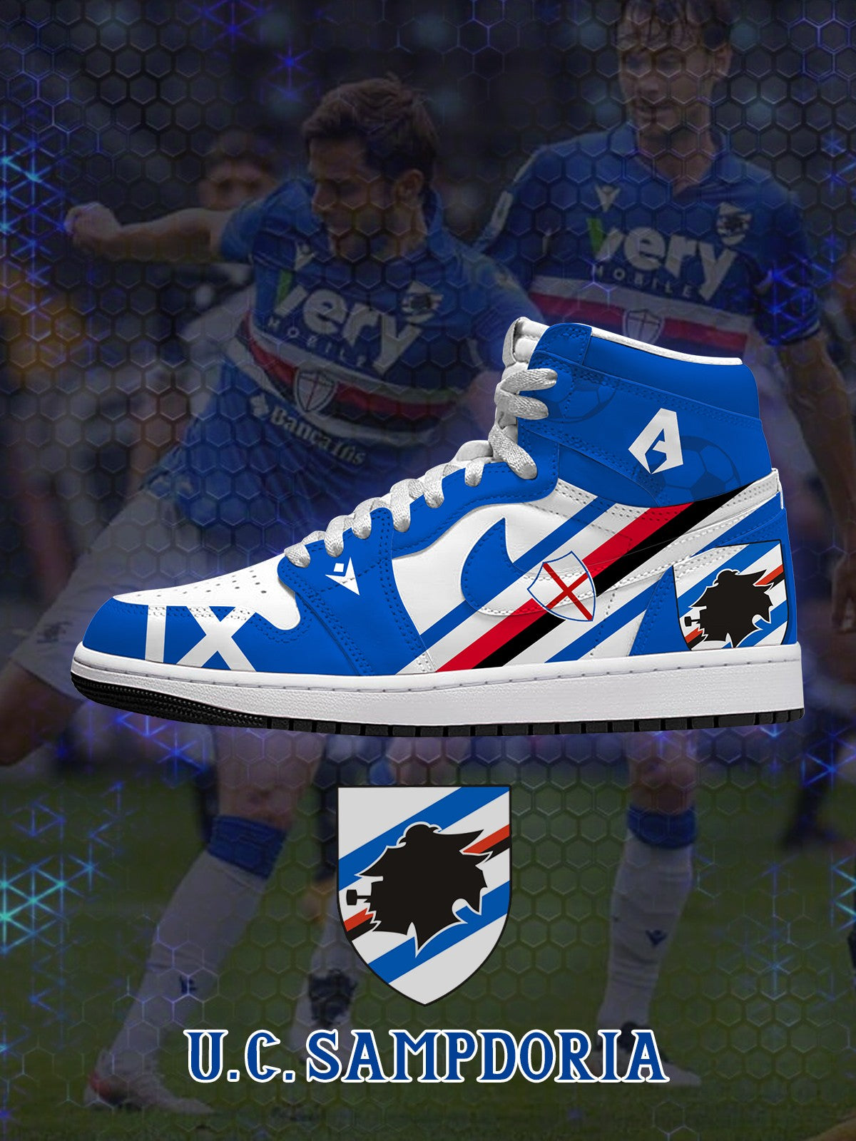 Sampdoria V.1 Custom High-Top Sneakers