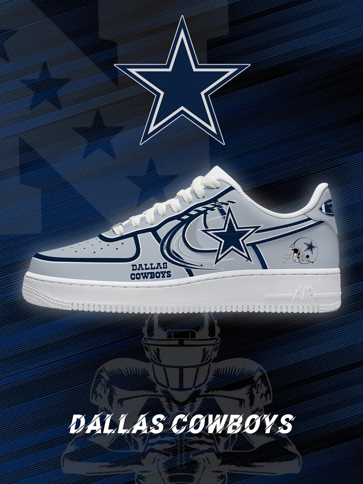 Dallas Football V.2 Custom Sneakers