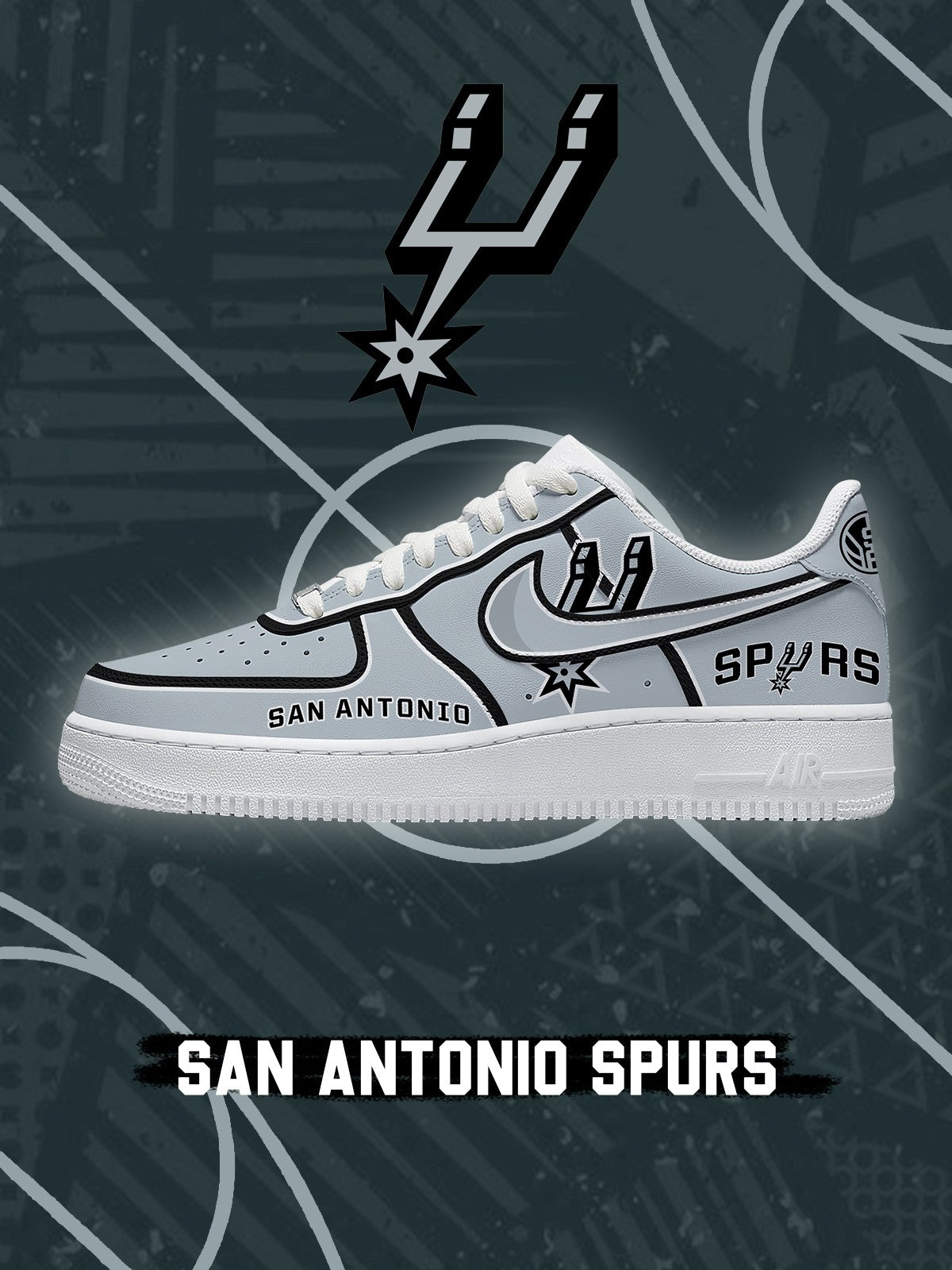 San Antonio Basketball V.3 Custom Sneakers