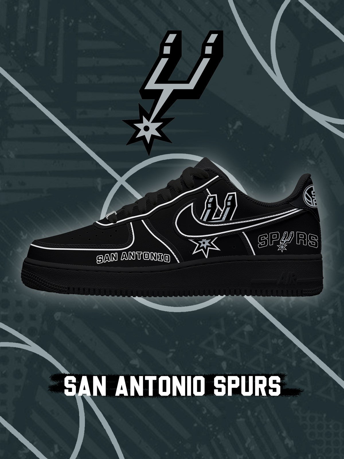 San Antonio Basketball V.4 Custom Sneakers
