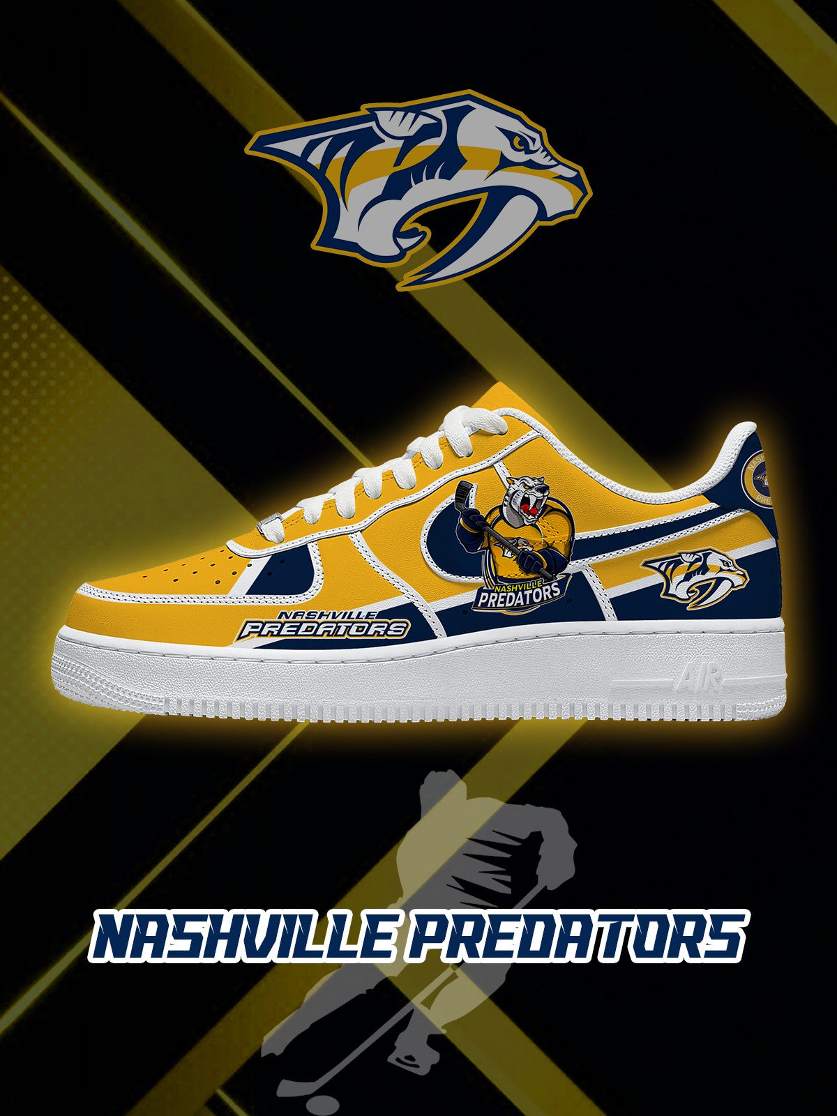 Nashville Hockey V.2 Custom Sneakers